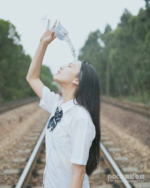 永不磨灭的摄影情节 后期PS淡青色调