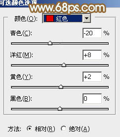 PS教程：PS给原野美女图添加秋季青红色